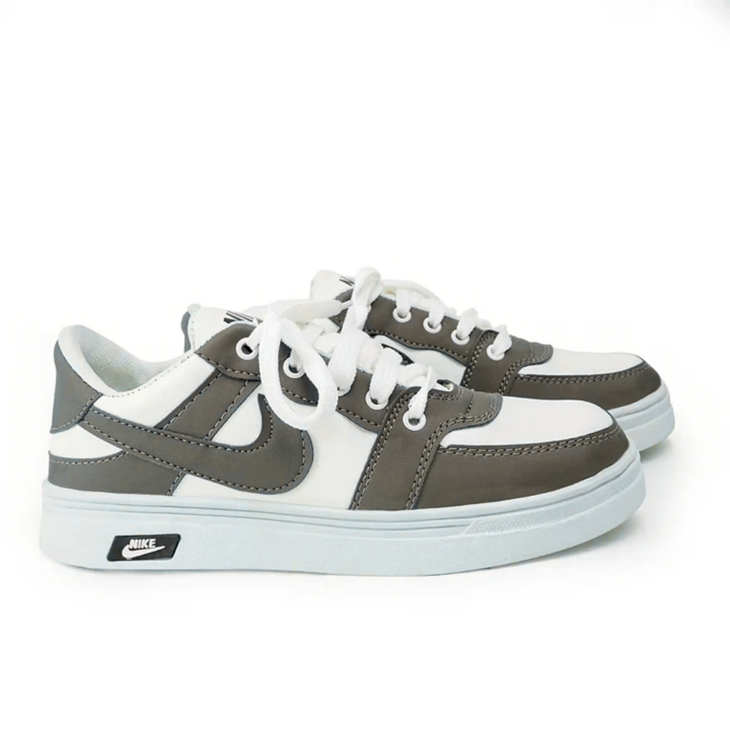 Nike Airforce Gray & White Sneakers - FEMUU