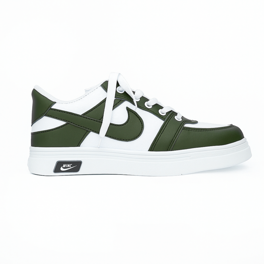 Nike Airforce Green & White Sneakers - FEMUU