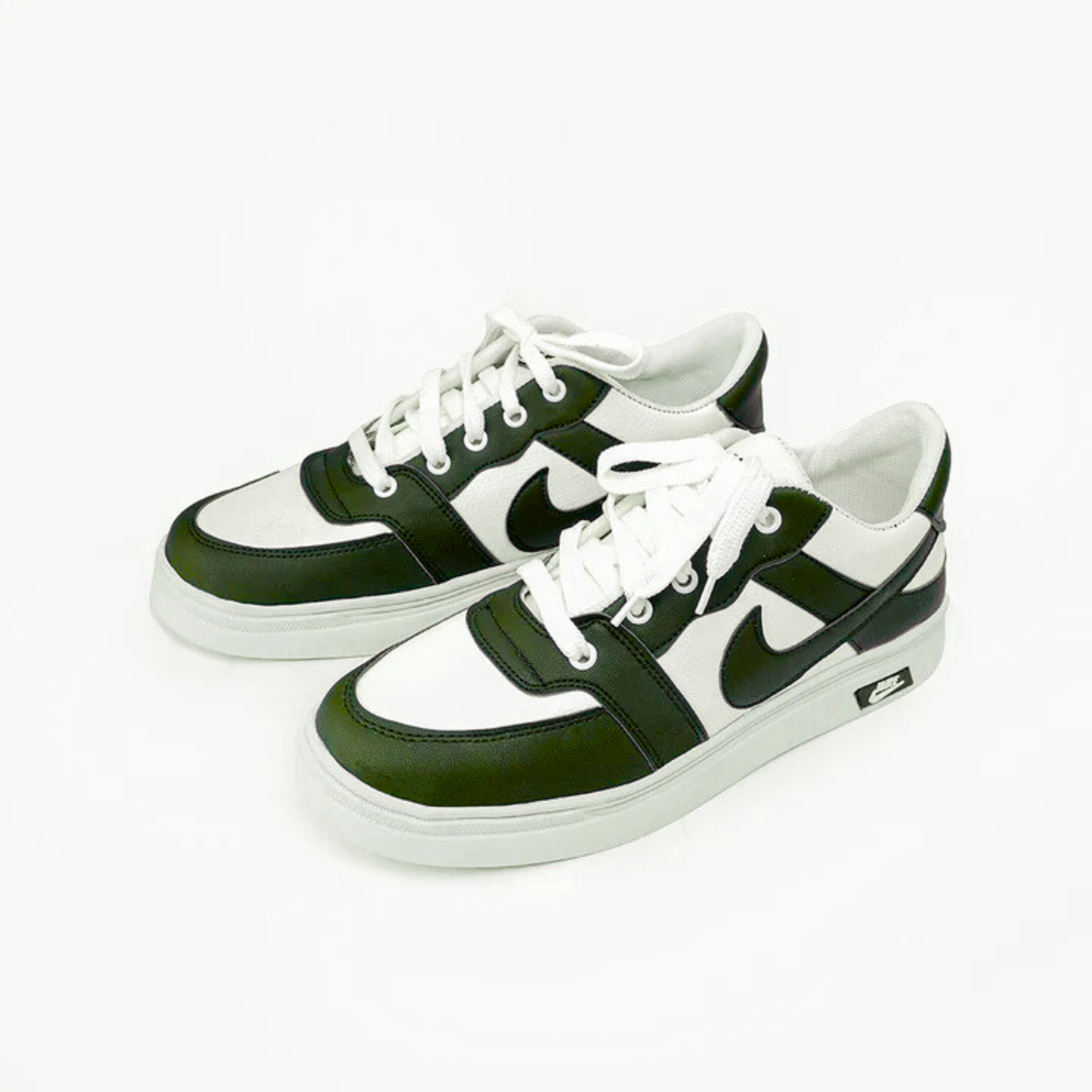 Nike Airforce Green & White Sneakers - FEMUU